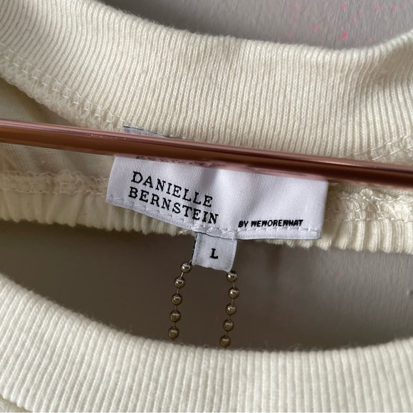 WeWoreWhat Danielle Bernstein Open Back Bodysuit Cream - Picture 5 of 7